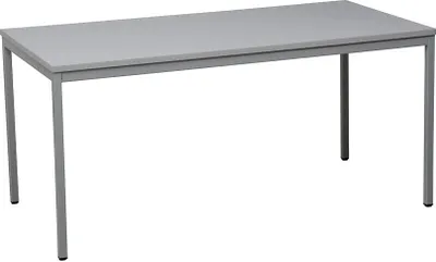 Produktbild von Gürkan Mehrzwecktisch grau rechteckig, Vierkantrohr grau, 140,0 x 80,0 x 75,0 cm