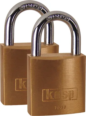 Produktbild von kasp Vorhängeschloss Serie 120 Breite: 30 mm Doppelpack
