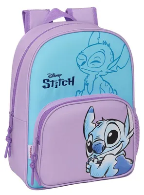 Imagen del producto de Safta - Mochila Disney Stitch Sweet de 34 cm - Mochila escolar funcional y con estilo