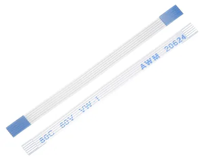 5x FFC-Flachbandkabel 5-polig, 0,5 mm, 50 mm, Typ B