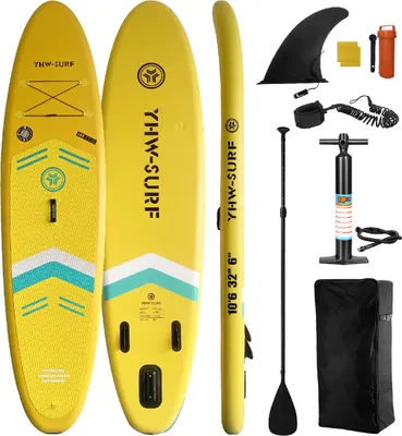 Produktbild von 10,6 ft Aufblasbare Paddle Board Meer Strand Wasserski Stand Up Paddle Board