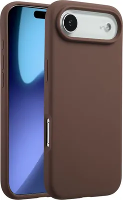Zdjęcie produktu dla Accezz Liquid Silicone Backcover met MagSafe dla Apple iPhone Air - New Tea Brown