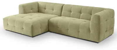 Produktbild von Sofa "Astaro" in grün Webstoff Ecksofa 5-Sitzer 292 x 161 cm