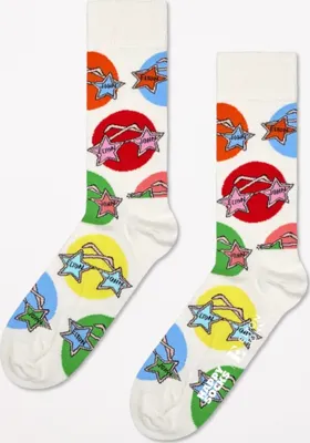 Produktbild von HAPPY SOCKS ELTON GLASSES Weiß