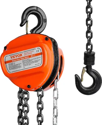 Produktbild von VEVOR Flaschenzug 1T Kettenzug 5,6m Hubhöhe Seilzug Hebezug Hebelzug 360° Haken