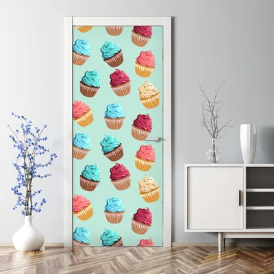 Produktbild von Dekorative Türaufkleber Aufkleber selbstklebend Abnehmbarerdeko Linien und Punkte 70 x 200 cm
