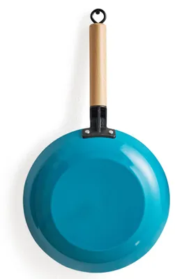 Gietijzeren koekenpan 25 cm, antiaanbaklaag, afneembaar handvat