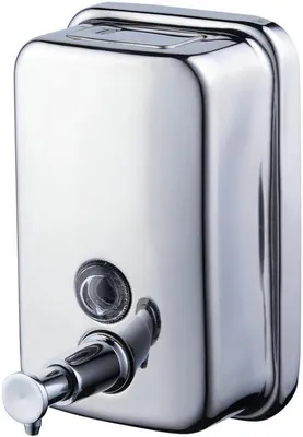 Produktbild von Wandmontierter Edelstahl Seifenspender 500ml Edelstahl Chrom