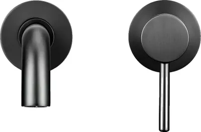 Immagine prodotto di Miscelatore per lavabo a parete, struttura in ottone resistente, design a parete, G-150 mm