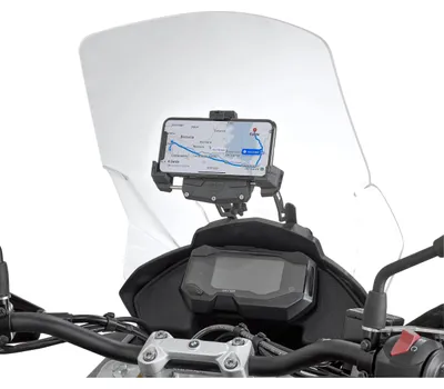 Productafbeelding van Givi windschermbeugel FB5126 voor montage aan het windscherm, geschikt voor modellen S902A, S920M/L, en voor de BMW G 310 GS (17-23)