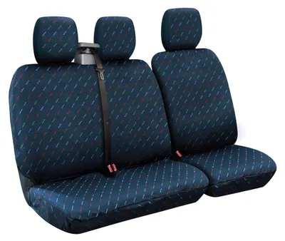 Image de Dido-2 , set de housses pour fourgon avec coussins rehausseurs - Bleu