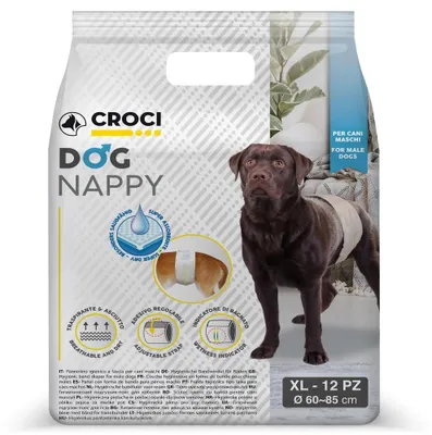 Image de Couches pour chien - Couches pour chien - Culottes pour chien pour faire pipi - Couche hygiénique pour chien