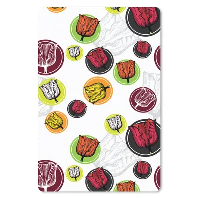 Produktbild von MuchoWow® Mauspad Mousepad Tulpe - Blumen - Muster 40x60 cm - Mousepads - Maus Mat - Pad - Mausunterlage - Schreibtisch Accesoire