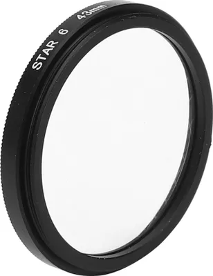 Image de Filtre pour objectif Junestar Star 43 mm pour objectifs d'appareils photo Canon/Nikon/Sony/Pentax/Olympus/Fujifilm