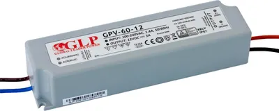 Obrázek produktu pro Napájecí zdroj GLP GPV-60-5, 5 V/8 A, IP67, spolehlivý výkon