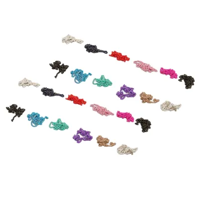 Imagen del producto de Cadenas para uñas, cadenas decorativas para uñas, adornos para cadenas de uñas, decoración con cadenas para uñas, adornos con pedrería para uñas, suministros para decoración de uñas