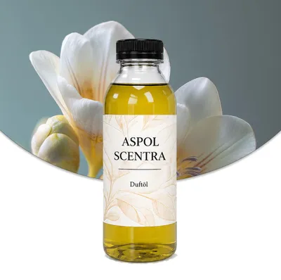 Produktbild von Aspol Scentra Frische Tuberose UFIGREEN Duftöl für Kerzen und Diffusoren 500 ml, KI-generiertes Bild