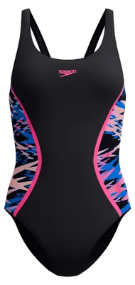 Zdjęcie produktu dla Strój kąpielowy jednoczęściowy Speedo Hyperboom Splice Muscleback dla kobiet, czarny, rozmiar 28
