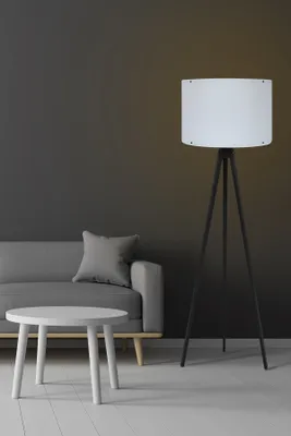 Produktbild von Opviq, 129, Stehlampen, Weiß, MDF, 38 x 38 x 145 cm