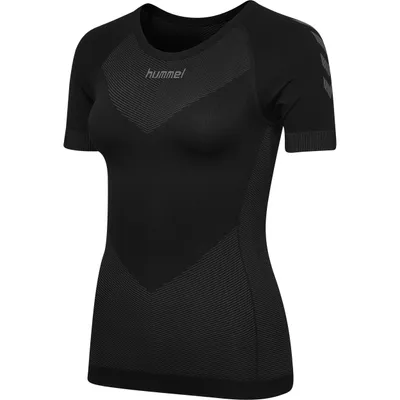 Zdjęcie produktu dla HUMMEL FIRST SEAMLESS JERSEY S/S WOMAN - 202644, Farbe:Schwarz, Textil:M/L