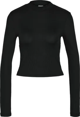 Produktbild von NOISY MAY Langarmshirt eng geschnitten mit Rückenausschnitt Größe: S