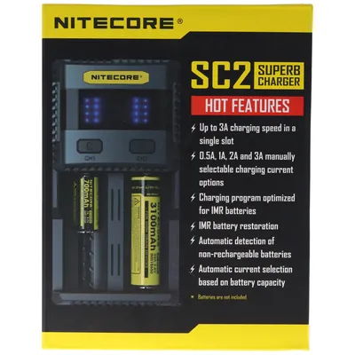 Obrázok produktu pre Nitecore D4, Lithium-ion (Li-ion), Nikel-kadmium (nicd), Nikel-Metal Hydrid (nimh), AA, AAA, AAAA, C