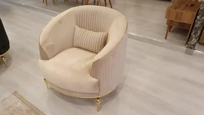 Produktbild von Wohnzimmer Sessel Polster Textil 1Sitzer Polster Sitz Einsitzer  Luxus