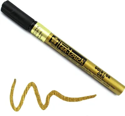 Produktbild von SAKURA Permanent-Marker Pen-Touch Fein gold