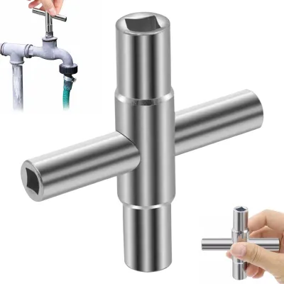 Obrázek produktu pro Univerzální klíč 4 v 1, 6,5 mm / 7 mm / 8 mm / 9 mm, určený pro odvzdušňovací a plynové ventily