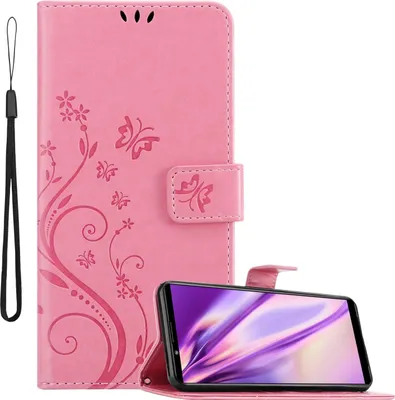 Obrázek produktu pro Cadorabo Pouzdro pro Sony Xperia PRO-I Ochranný kryt v růžové barvě Pouzdro na mobilní telefon Flowers Flower