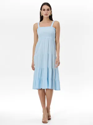 Produktbild von Orsay Hellblaues Damen-Midikleid M