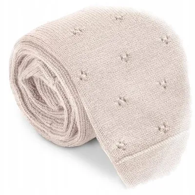 Produktbild von YOSOY Strickdecke 100% Merino Jersey Cappucino Babydecke