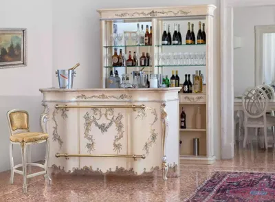 Immagine prodotto di Mobile bar in legno armadietti banconi casa bar tavolo da banco mobile vino