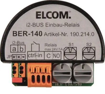 Produktbild von ELCOM KOMMUNIKATION GMBH ELCOM i2-Bus Einbaurelais UP BER-140 1902140