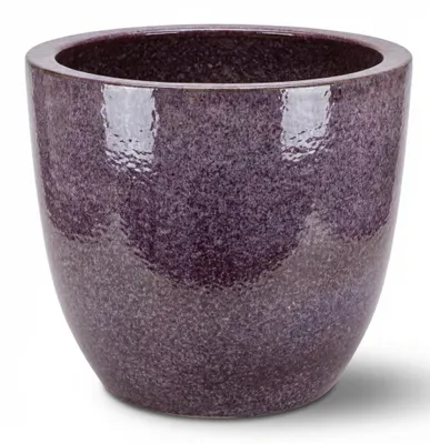 Obrázok produktu pre Keramický kvetináč Jesenná fialová Provencelia LANCELOT, do bytu aj na balkón, Ø29 x V26 cm, 11 l