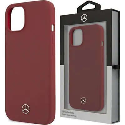 Produktbild von Mercedes MEHCP13MSILRE iPhone 13 6,1" rot Hardcase Silikon Line Handyhülle
