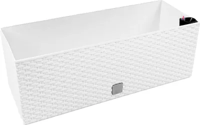Produktbild von Prosperplast Terra Rato Rectangular 17l 52x20x19 Cm Blumenkasten Weiß  Weiß One Size