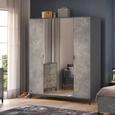 Produktbild von Cilek SPACE Kleiderschrank, 4-trg.