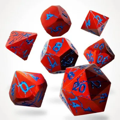 Produktbild von Dice - Metal - 7-Die Set - Ruptured Hell