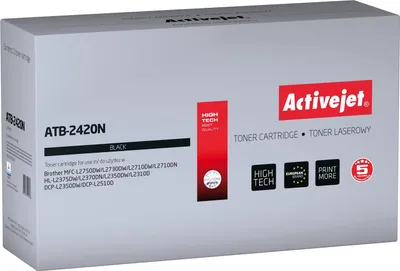 Immagine prodotto di Activejet ATB-2420N Toner (replacement for Brother TN-2420A; Supreme; 3000 pages; black)