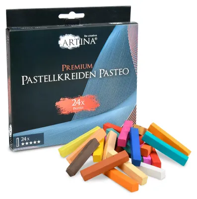 Produktbild von Artina 24er Pastellkreide Set Pasteo Master Series