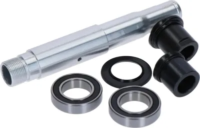 Immagine prodotto di Asse cavo Shimano per FH-MT410 lunghezza 142 mm set completo comprensivo di cuscinetto scanalato