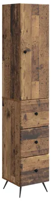 Immagine prodotto di vidaXL Set di 2 armadi, 34,5 x 34,5 x 90 cm, materiale in legno riciclato