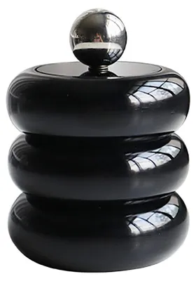 Productafbeelding van Wattenstaafjes Dispenser met Deksel in Scandinavische Stijl