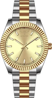 Produktbild von Invicta Specialty 69009 Herren Uhr - Quartz Bewegung - Metall mit Gold Zifferblatt - 40 mm