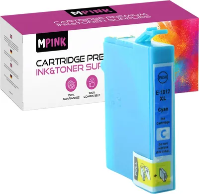 Produktbild von Druckerpatronen für Epson T1812 Cyan Expression Home XP-30 102 202 215 225 Series