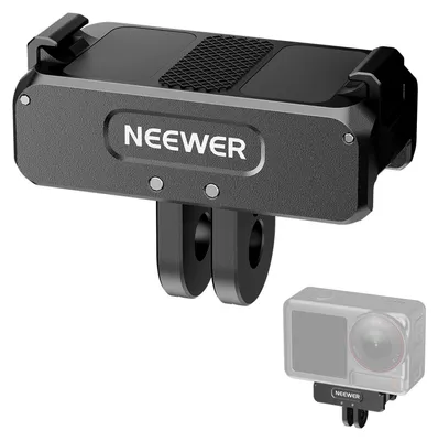 Produktbild von NEEWER Action 5 Pro Magnethalterung, Schnellwechsel Action Kamera Mount Adapter mit 1/4" Gewinde, kompatibel mit DJI Osmo Action 5 Pro Action 4 Action 3, AC011