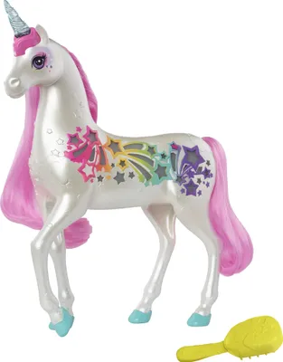 Produktbild von Barbie Dreamtopia Regenbogen-Königreich Magisches Haarspiel Einhorn