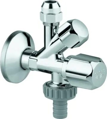 Produktbild von GROHE Original WAS, Kombiniertes Betriebsventil, Metall, Chrom, 3/8"