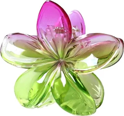 Immagine prodotto di Fermaglio per capelli XL fiore OMBRE 7,5x8 cm SP319